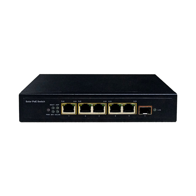 Folksafe Switch PoE Gigabit completo 5GE+1SFP · Ref. FS-1005GP-SG