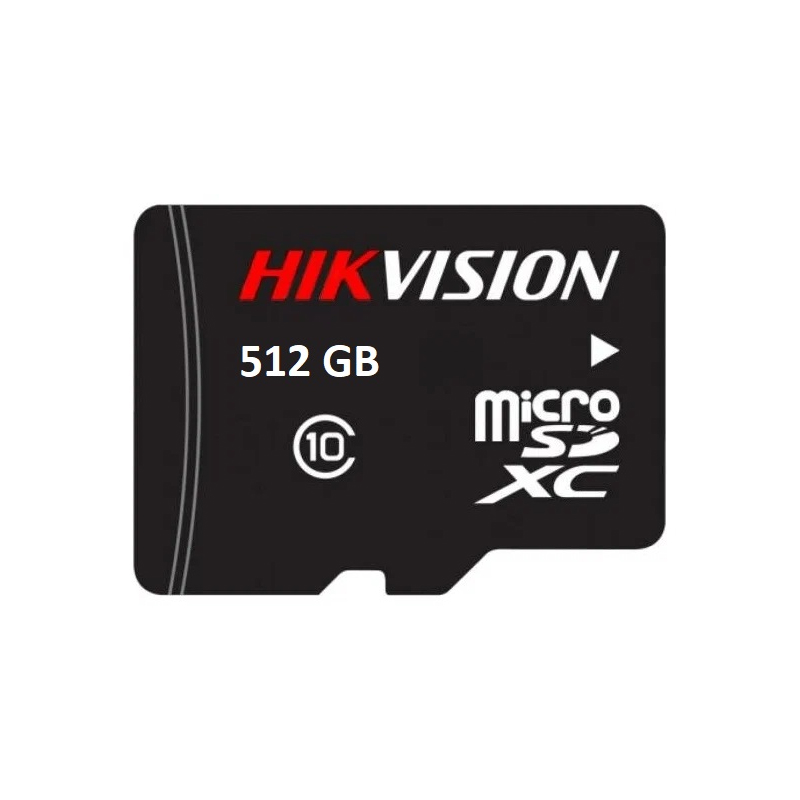 Hikvision Tarjeta Micro SD Hikvision 512GB serie L2 Especial CCTV · Ref. HS-TF-L2(STD)/512G/P