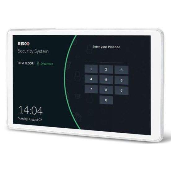 Risco Teclado pantalla táctil Riscontrol para LightSYS+ · Ref. RP432KPT000A