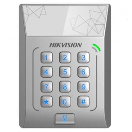 Hikvision Terminal autónomo de accesos con teclado Hikvision Mifare cards · Ref. DS-K1T801M
