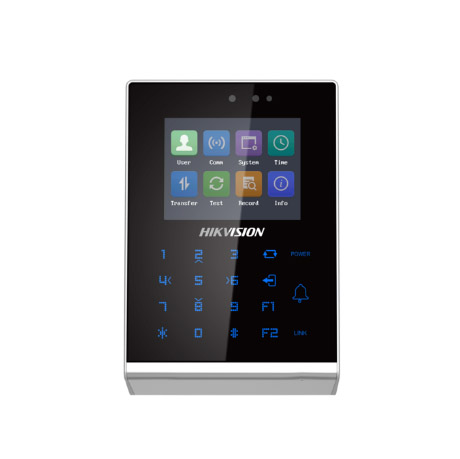 Hikvision Terminal control acceso LCD-TFT 2,8" tarjetas Mifare Teclado · Ref. DS-K1T105AM