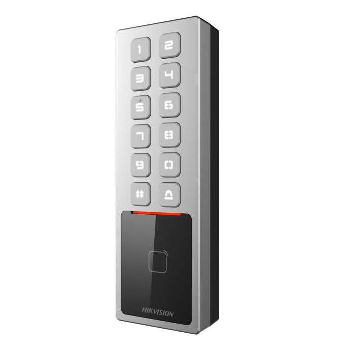 Hikvision Terminal de control de acceso Autónomo Tarjeta Mifare, PIN · Ref. DS-K1T805MBWX