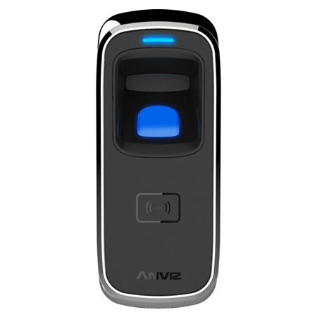 Anviz Terminal de control de acceso biométrico para exterior lector de tarjetas de proximidad Mifare y huellas dactilares · Ref. M5PLUSMF