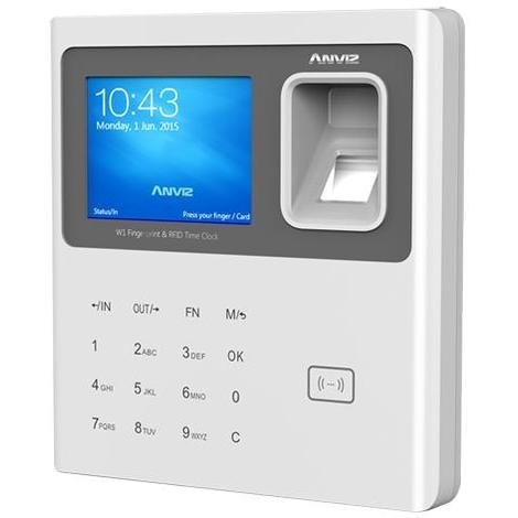 Anviz Terminal de Control de Presencia ANVIZ W1Pro Biométrico, teclado , 125KHz · Ref. W1-PRO-WIFI