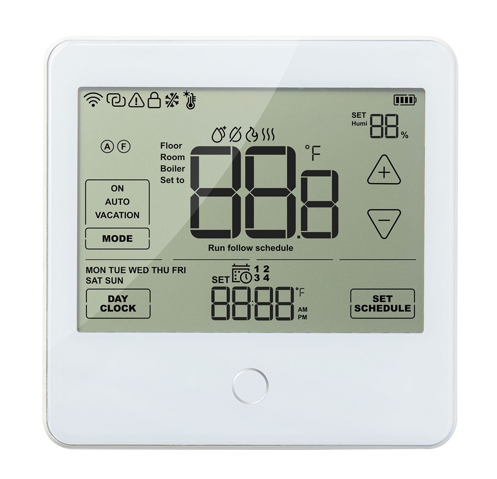 RPZWTH868EUA - Termostato para calefacción eléctrica 800S, 868MHz