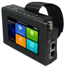 Tester CCTV de 4" de muñeca para cámaras IP, HDTVI, HDCVI, AHD, CVBS. POE, WiFi · Ref. M-IPC-200B