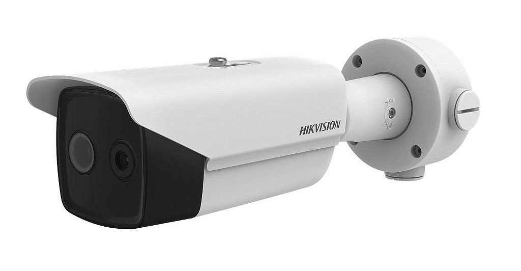 Hikvision Tubular IP Bi-espectro Óptico/Térmico 8/6mm 4MP IR40m White Light 40m E/S Alarma Visible-Audible Analítica vídeo · Ref. DS-2TD2617-6/QA