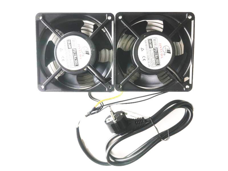 Hikvision Ventilador de dos unidades para armario rack · Ref. FD1238A2