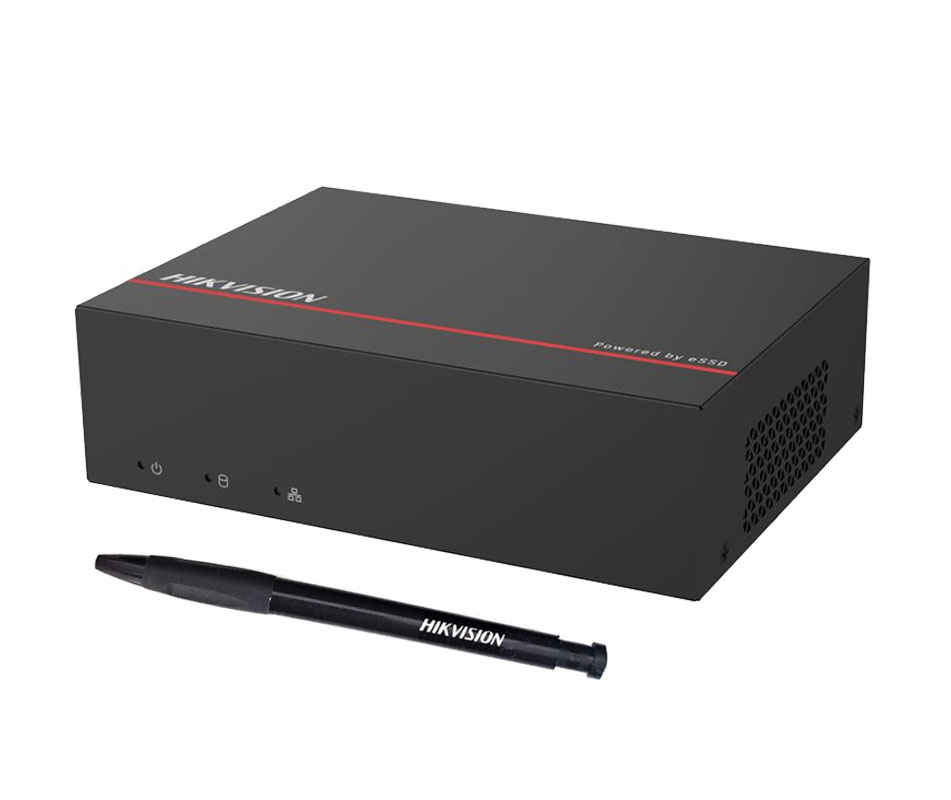 Hikvision Videograbador DVR 5en1 4CH 2MP + 1IP 6MP eSSD Lite 1U H1080p · Ref. iDS-E04HQHI-XB