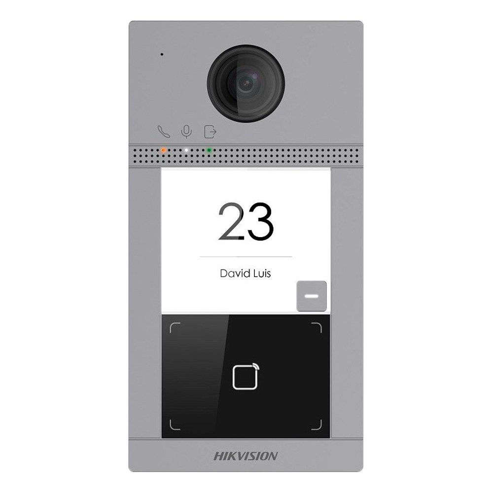Hikvision Videoportero IP WiFi 1 Botón IR Cámara 2MP Audio bidireccional · Ref. DS-KV8113-WME1(C)