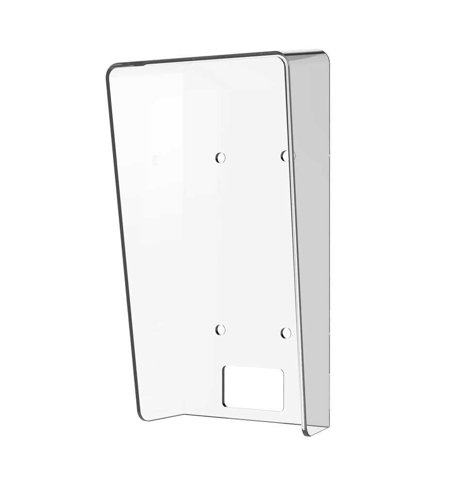Hikvision Visera Protectora contra lluvia superficie metacrilato transparente para videoportero serie KV6103 / KV6113 · Ref. DS-KABV6113-RS/Surface