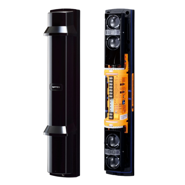 Optex Barrera de infrarrojos 4 haces Protección perimetral 60m Doble modulación, 4 frecuencias Optex SL-200QDP