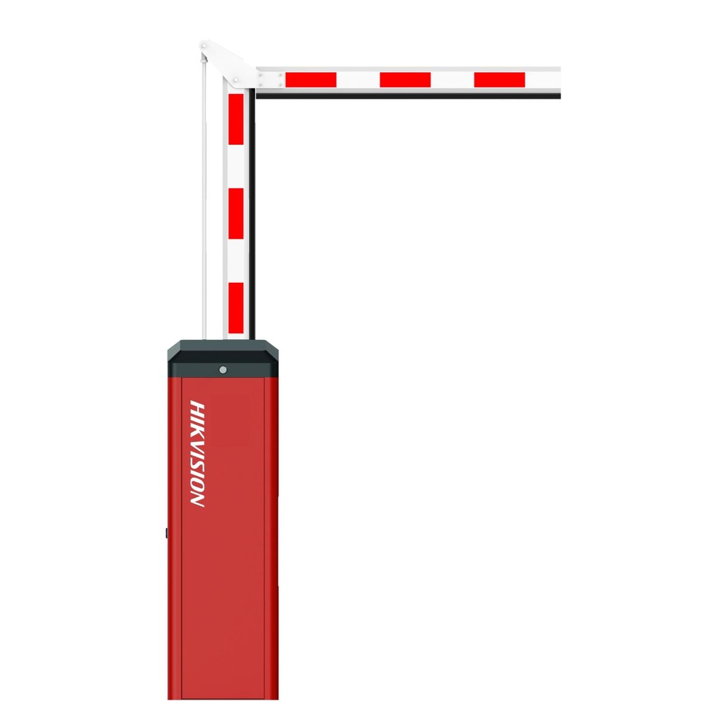 Hikvision Barrera digital Parking y acceso vehículos con Brazo partido plegable 2+2m Velocidad ajustable subida 1.5-2.5s Bajada 2.5-3.5s