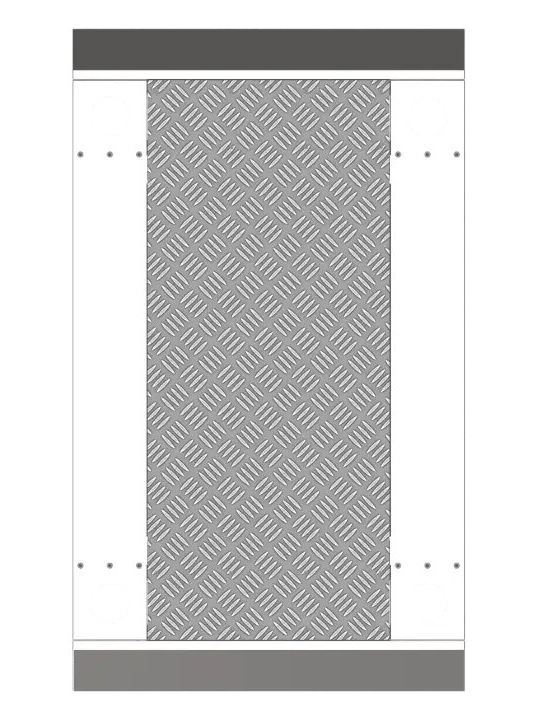 DS-K3G501-BASE550-F - Base para tornos Aluminio 850mm Hikvision