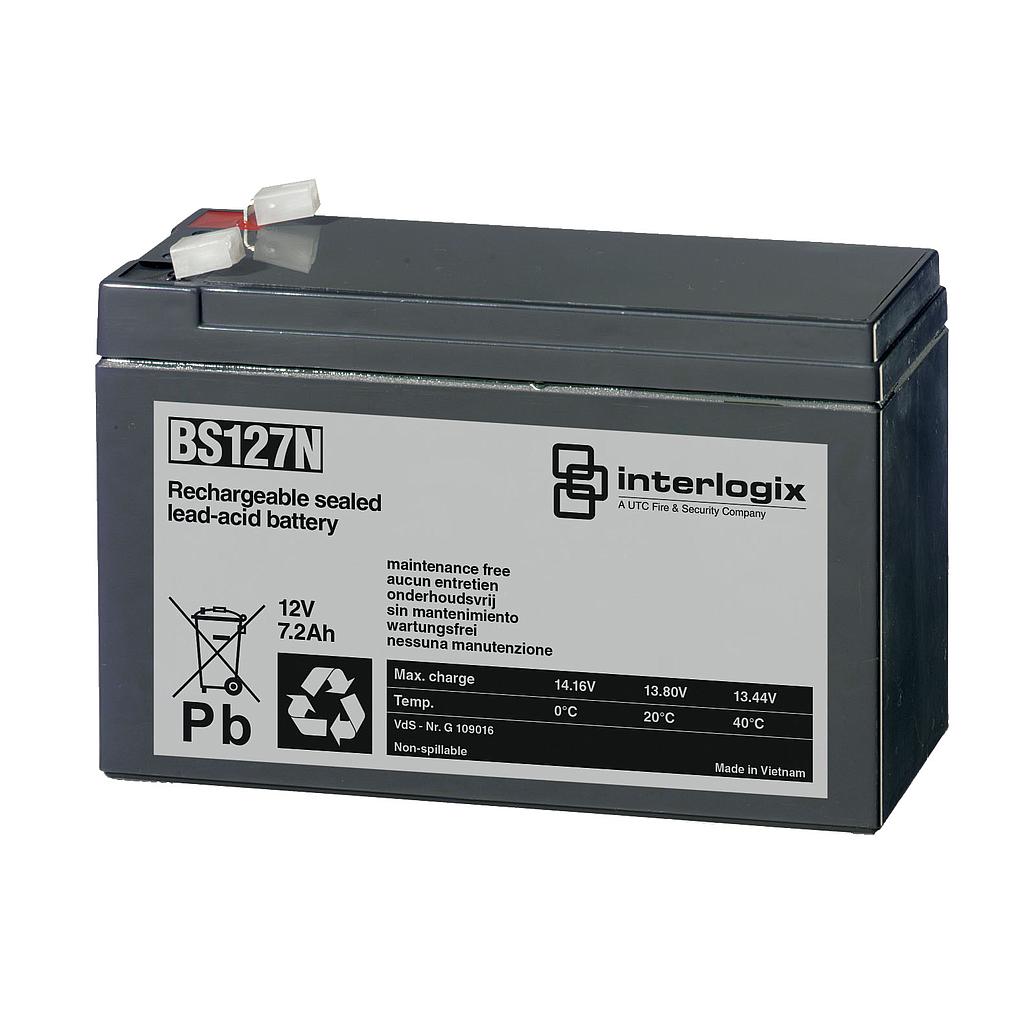 Kidde Batería de plomo sellada 12V/7,2A/h. Kidde/Aritech · Ref. BS127N
