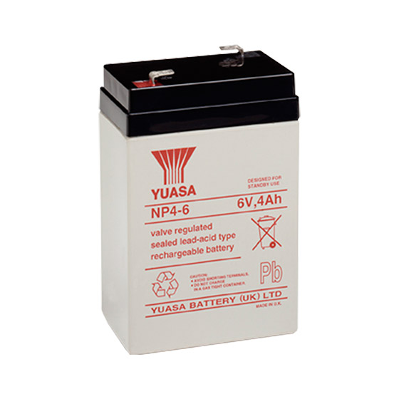 SC-006-004 - Batería recargable de plomo-ácido sellada 6V 4Ah (para Panel de control SmartCell)