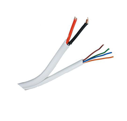BSC27226 - Bobina 100 m de Cable de Alarma Siamés de  6 hilos ( 4 x 0, 22 + 2 x 0,75 )