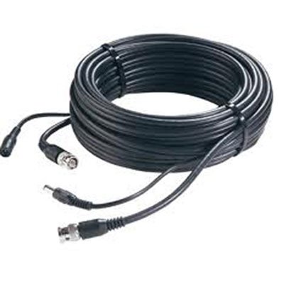 BSC00193 - Cable coaxial para cámaras de seguridad vídeo y alimentación, 10 m