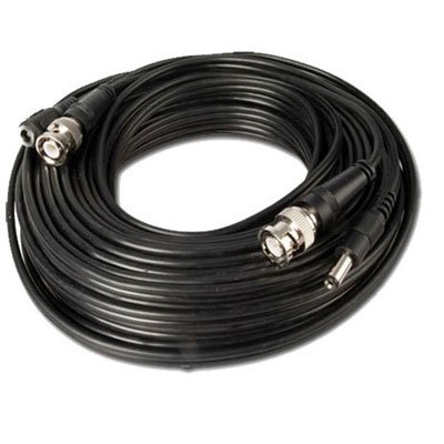 Cable coaxial para cámaras de seguridad vídeo y alimentación, 30 m · Ref. BSC00860