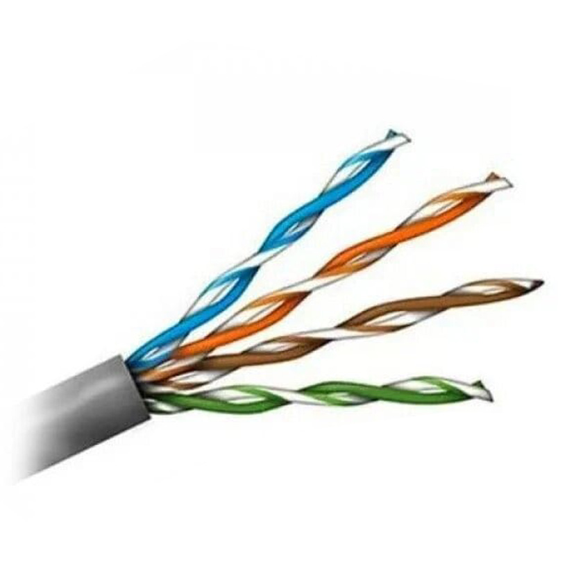 Hikvision Cable de red UTP CAT5E de 305 m (cobre macizo, 0,5 mm, CM) PVC 24AWG UL CM · Ref. DS-1LN5E-S