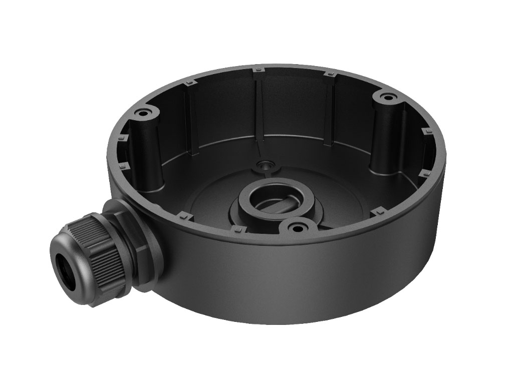 Hikvision Caja de conexiones Black para cámara Domo · Ref. DS-1280ZJ-DM8(Black)