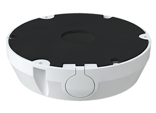 TVT Caja de conexión para cámaras. Aluminio. Blanco. IP65 techo y pared 154.5x40mm · Ref. YXH0205
