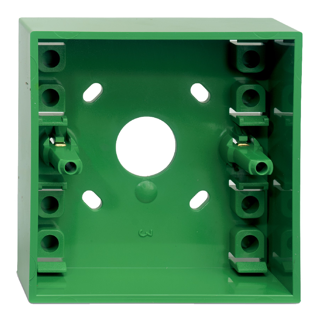 Kidde Caja de montaje en superficie sin conectores para pulsador convencional. Verde Kidde/Aritech · Ref. DM788GR