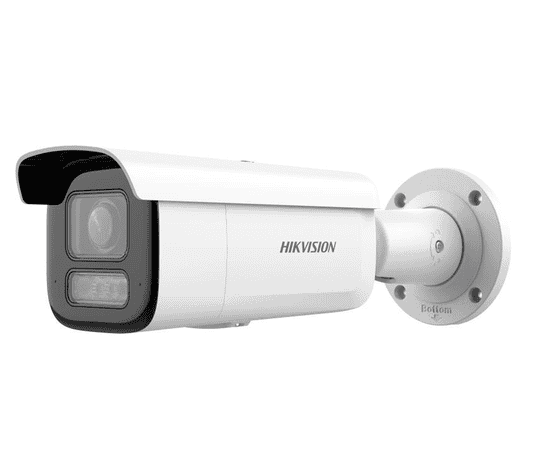 Hikvision Cámara Bullet 8MP Lente varifocal 2.8-12mm IR60 IK10 IP67 Acusense · Ref. DS-2CD2683G2-LIZS2U(2.8-12mm)