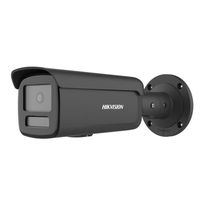 Hikvision Cámara Bullet IP 8MP DarkFighter AcuSense Facial IR80 Black · Ref. DS-2CD2T86G2H-4I(2.8mm)(eF)/BLACK