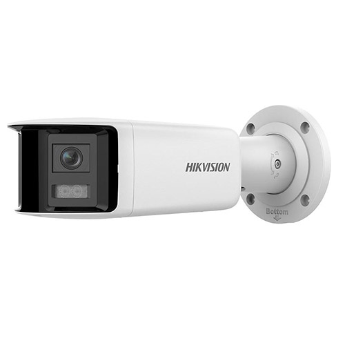 DS-2CD2T46G2P-ISU/SL(C) - Cámara Bullet IP Panorámica 4MP Acusense IP67 WDR120 Luz estroboscópica y audio Altavoz MIC Hikvision