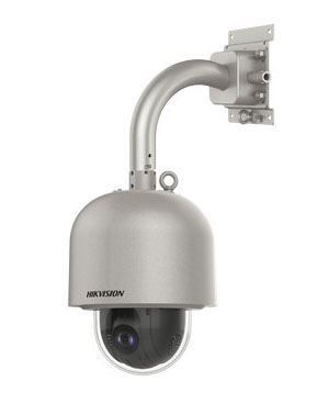 Hikvision Cámara Domo 2MP 6" IP 5.9-135.7mm A Prueba Explosiones IP68 Zoom 23X Acero inoxidable WDR120 Funciones inteligentes Alarma Audio