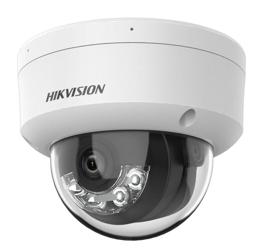 Hikvision Cámara Domo IP 2MP 2.8mm Smart Hybrid Light 30m IP67 IK08 · Ref. DS-2CD1123G2-LIU(2.8mm)