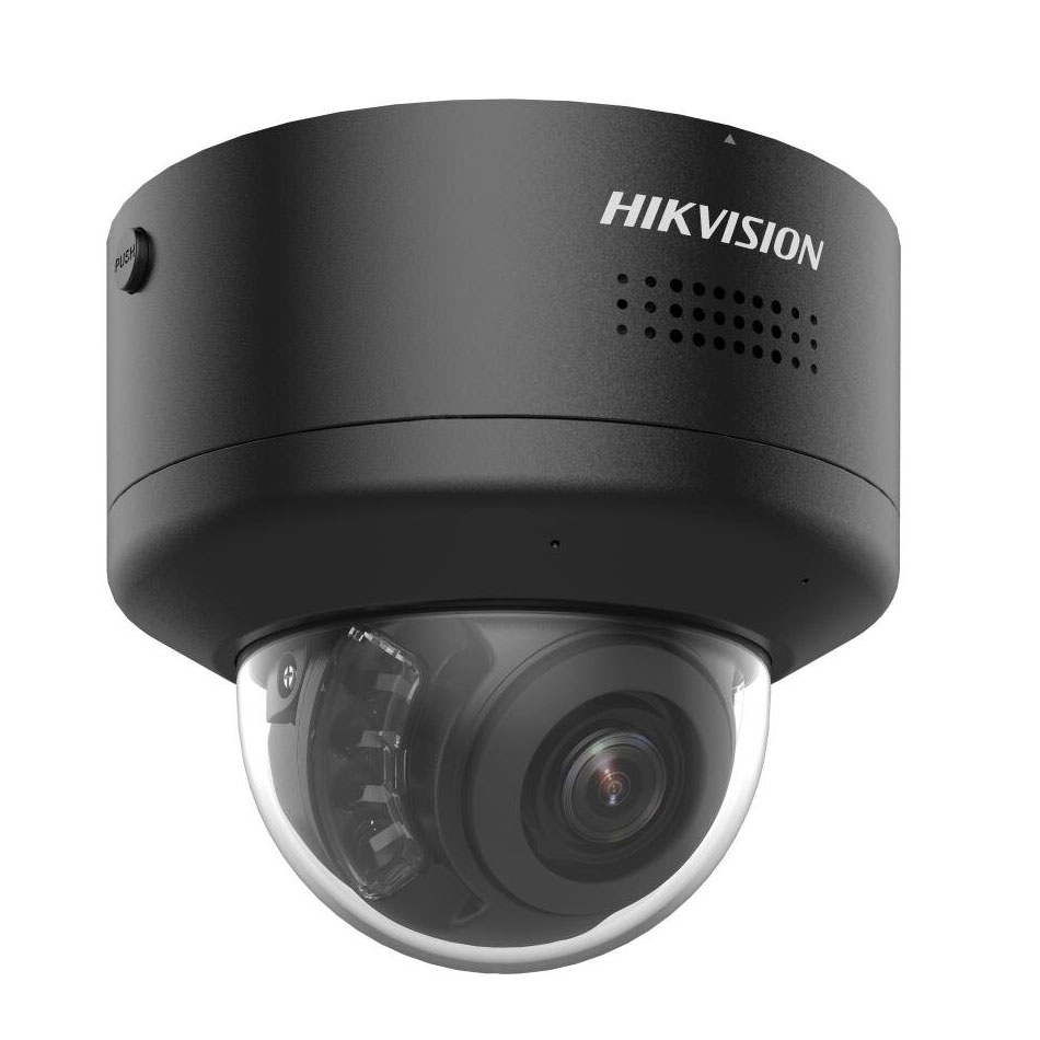Hikvision Cámara domo IP 8MP PTRZ varifocal motorizada 2.8-12mm AcuSense Black · Ref. DS-2CD2786G2H-IPTRZS2U/SL(2.8-12)BLK