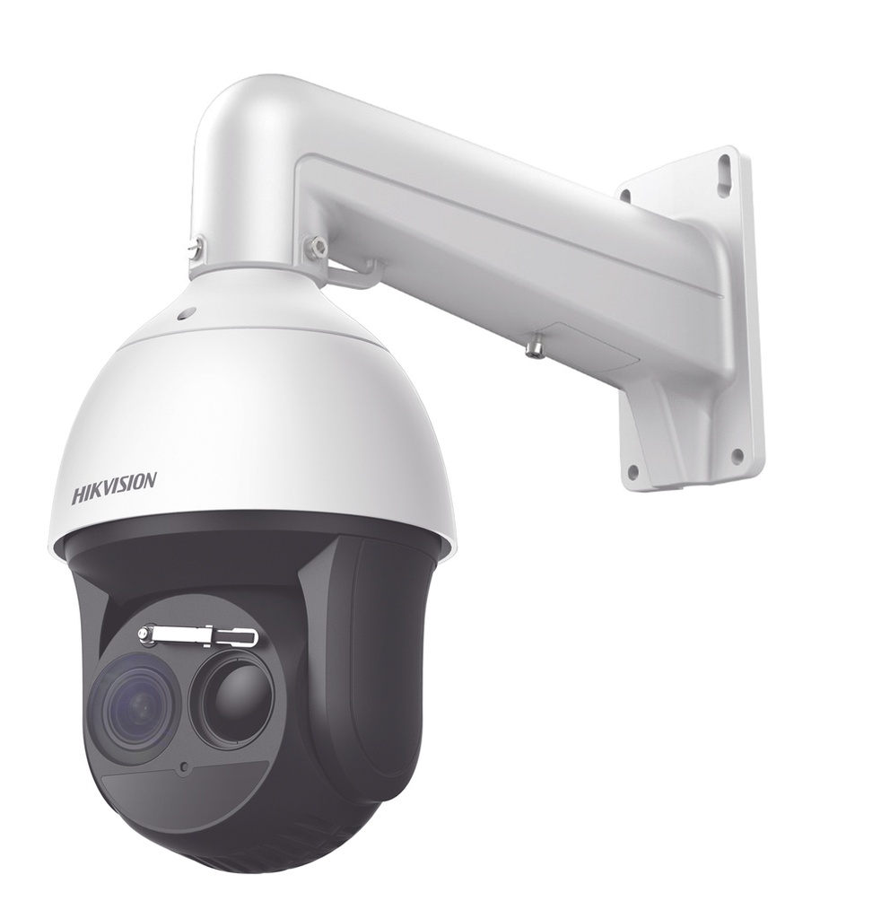 Hikvision Cámara Domo PTZ IP biespectro Térmico-óptico 384×288 9mm 4MP 50mm 6-240mm 40x IR200 Análisis comportamiento Prevención/Detección incendios