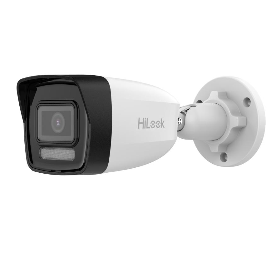 Hikvision Cámara IP Bullet 8MP 2.8mm IP67 Smart Hybrid Light 30m MIC Detección de personas y vehículos Motion Detection 2.0 · Ref. IPC-B180HA-LU
