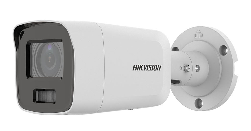 Hikvision Cámara IP Bullet 8MP 4K 2.8mm ColorVu Acusense · Ref. DS-2CD2087G2-L(2.8mm)