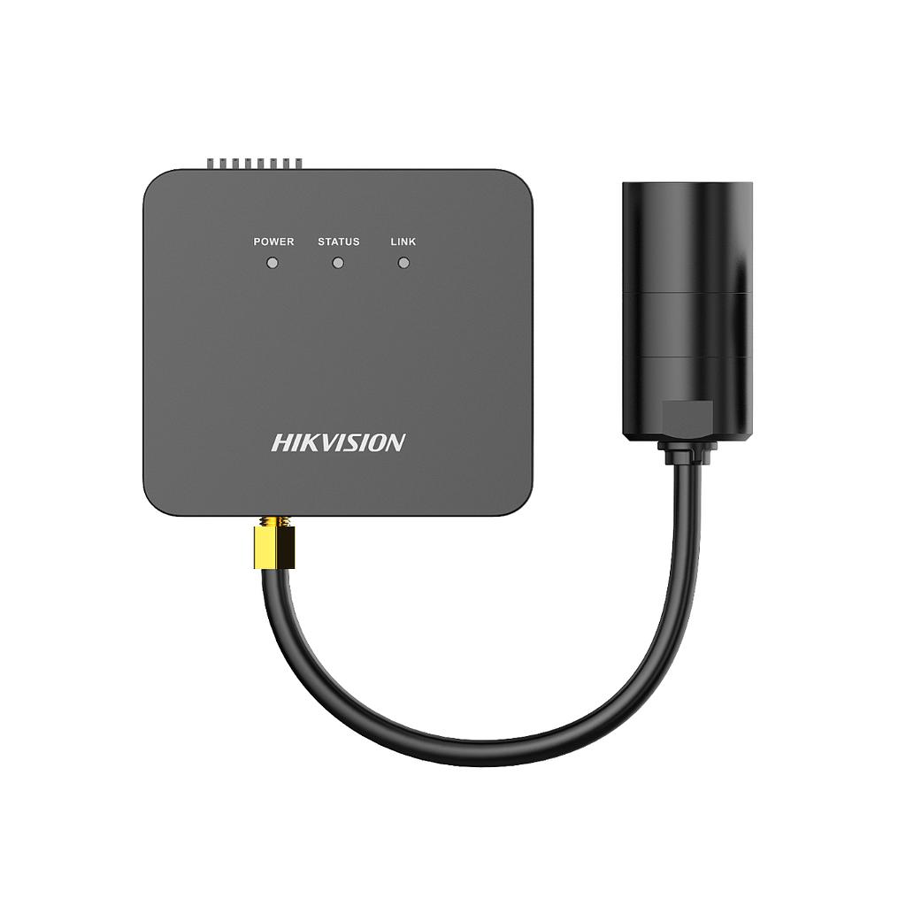 Hikvision Cámara IP Oculta Separada 4MP 2.8mm F2.0 98° M12 8m WDR120 Audio Alarma Tarjeta SD Funciones Inteligentes · Ref. DS-2CD6445G1-30(2.8mm)8m