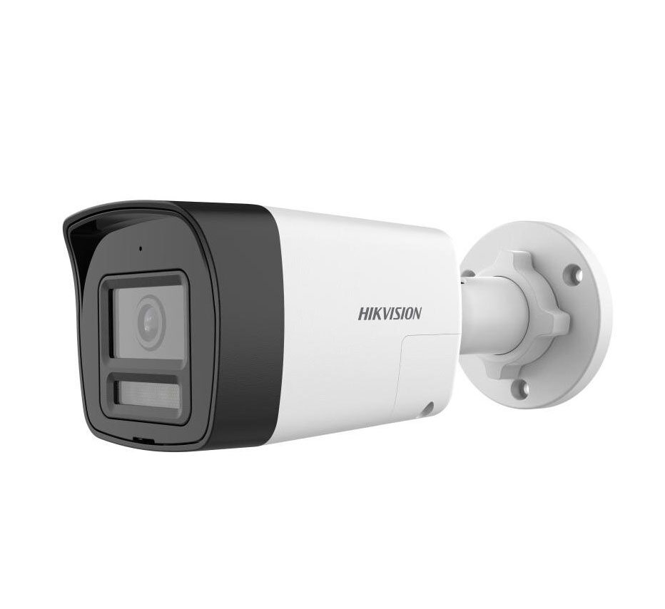 Hikvision Cámara Minibullet 4en1 2.8mm 3K Smart Light Hybrid Sirena y audio · Ref. DS-2CE16K0T-LXTS(2.8mm)
