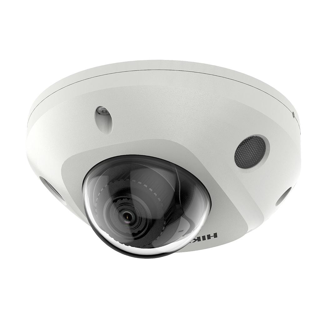 DS-2CD2523G2-IS(2.8mm)(D) - Cámara Mini Domo IP 2MP 2.8 mm IP67 IK08 WDR120 H.265+ IR30 E/S Audio Alarma MIC Acusense 2ªGen Hikvision