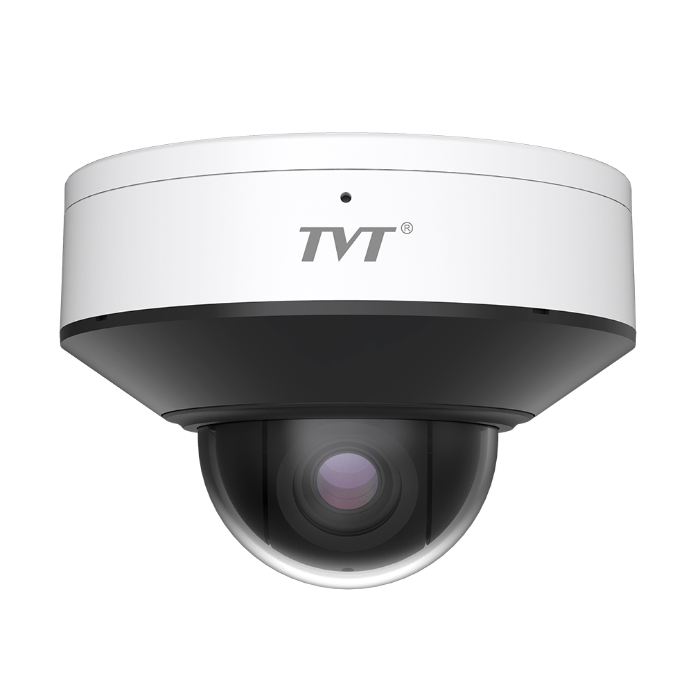 TVT Cámara Mini PTZ IP 4MP 1.8" 3,1-7,42mm- 3x IR20 Starlight · Ref. TD-8140IEN(PE/03M/AR3)