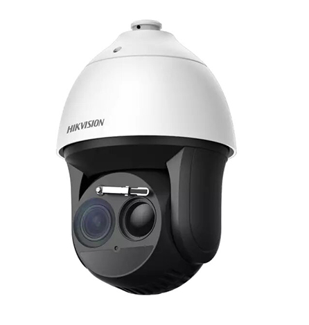 Hikvision Cámara PTZ Termográficas Biespectro Térmica- Óptica Detección fuego humo 640x512 2688×1520 4MP IR200 Alarma Audio · Ref. DS-2TD4167T-25/W(B)