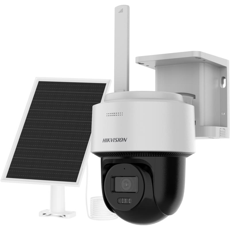 Hikvision Cámara solar 4G PT 4MP 24/7 Panel solar 8W. Batería 9000mAh · Ref. DS-2CFSP4/4G(2.8mm)/EU