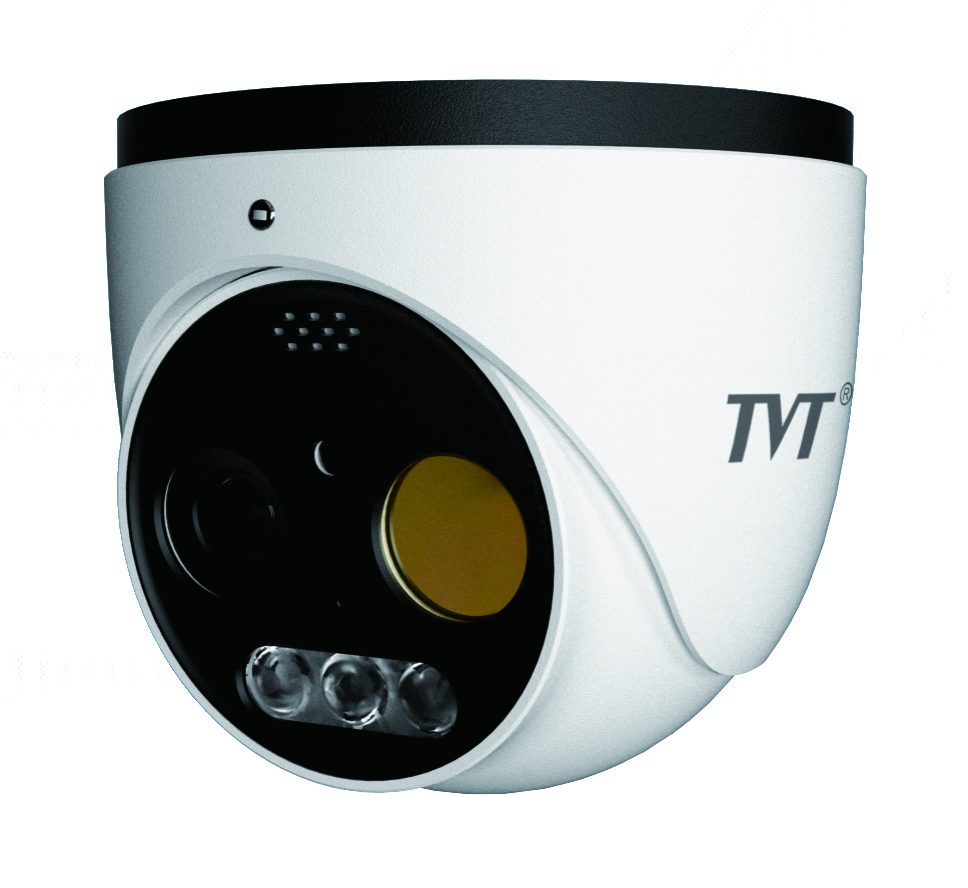 TD-5525E1-VT1(3/PE) - Cámara térmica Dual Turret IP Lente térmico de 3.2mm y Lente Óptico de 4mm
