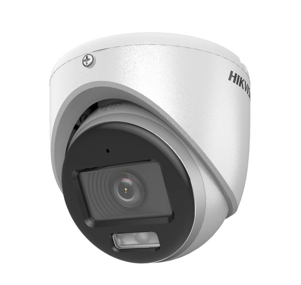 DS-2CE70KF0T-LMFS(2.8mm) - Cámara Turret 3K 4en1 2.8mm Smart Hybrid Light ColorVu IP67