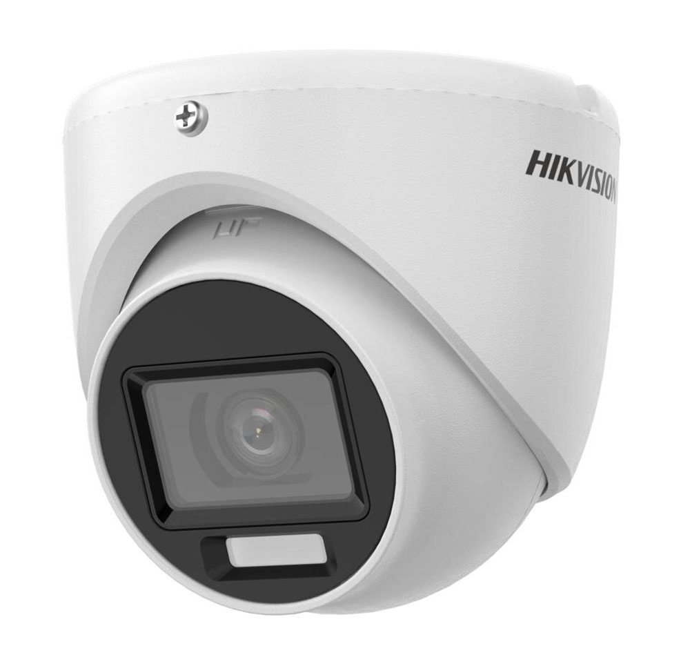 Hikvision Cámara Turret 4en1 3K 2.8mm Dual Light Audio IP67 · Ref. DS-2CE76K0T-LMFS(2.8mm)
