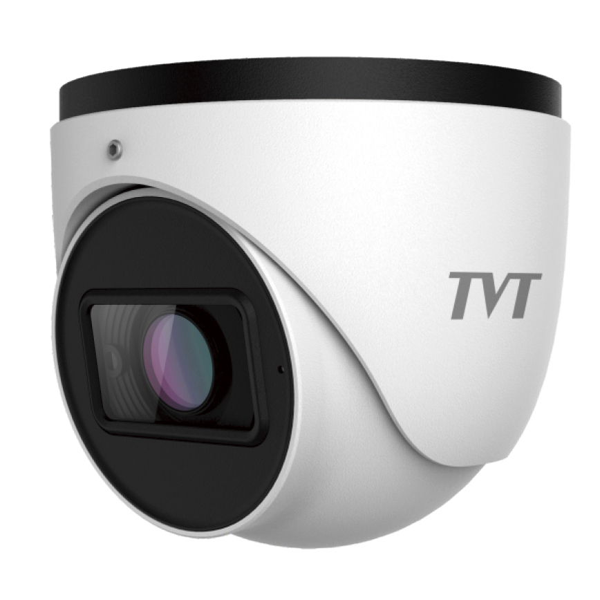 TVT Cámara Turret 8MP IP Varifocal Motorizada 2.8-12mm AI Análisis inteligentes IP67 MIC Audio IR50 · Ref. TD-9585E3B(D/AZ/PE/AR3)