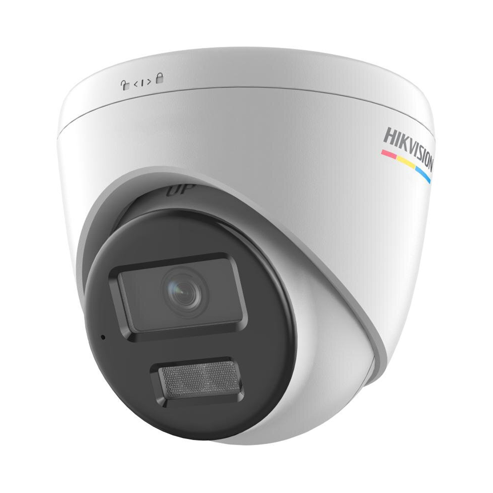 Hikvision Cámara Turret IP 4MP 2.8mm ColorVu Motion Detection 2.0 Smart Hybrid Light IR30 IP67 MIC · Ref. DS-2CD1347G2H-LIU(2.8mm)