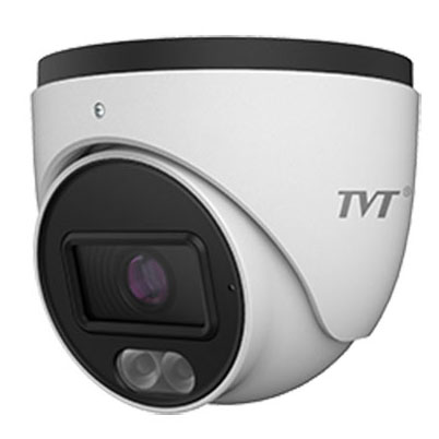 TVT Cámara Turret IP 4MP 2.8mm Full Color IR30 IP67 Audio MIC Light Explorer · Ref. TD-9544C4(PE/WR1)