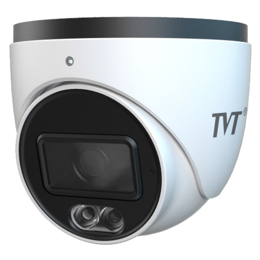 TVT Cámara Turret IP 8MP 2.8mm Iluminación Dual 30m IP67 Audio · Ref. TD-9584S4-C(D/PE/AW2)