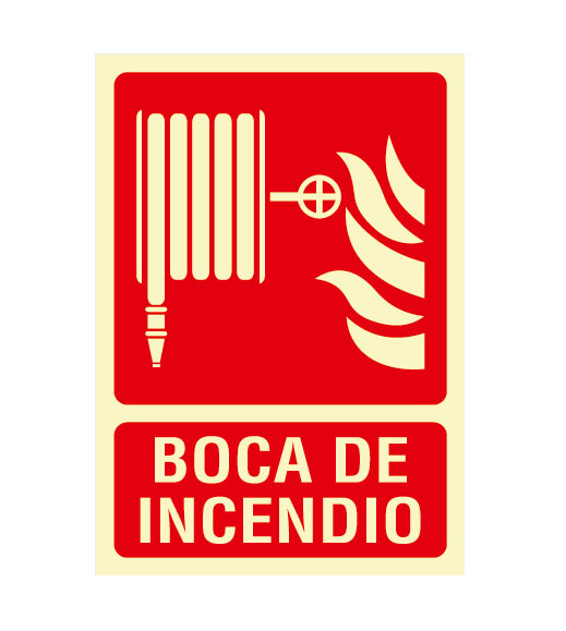 Cartel de Señalización Boca de Incendio · Ref. BSCEX111